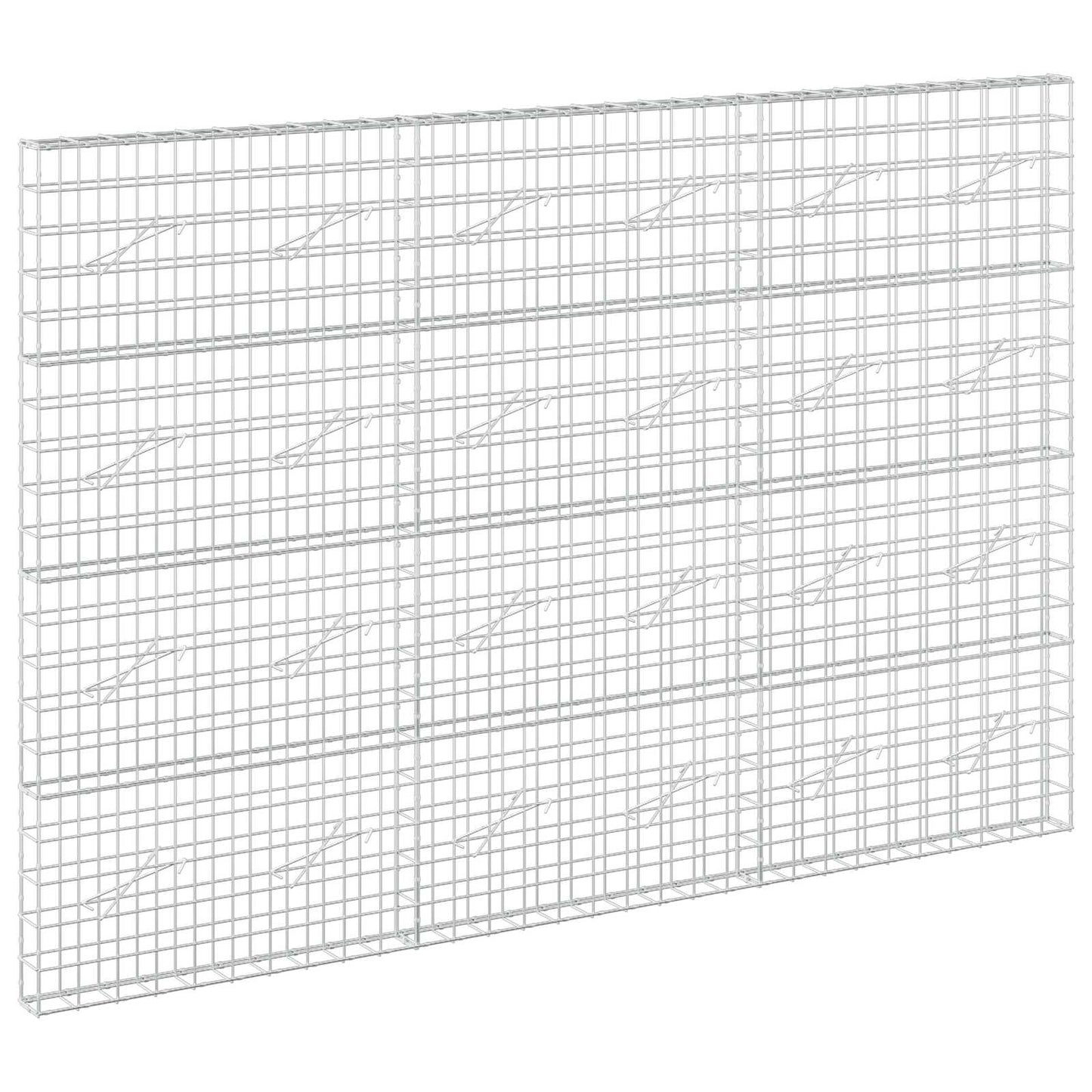 vidaXL Γκαμπιόν με σύρμα 5 mm και πλέγμα 10x10 cm 300x10x200 εκ