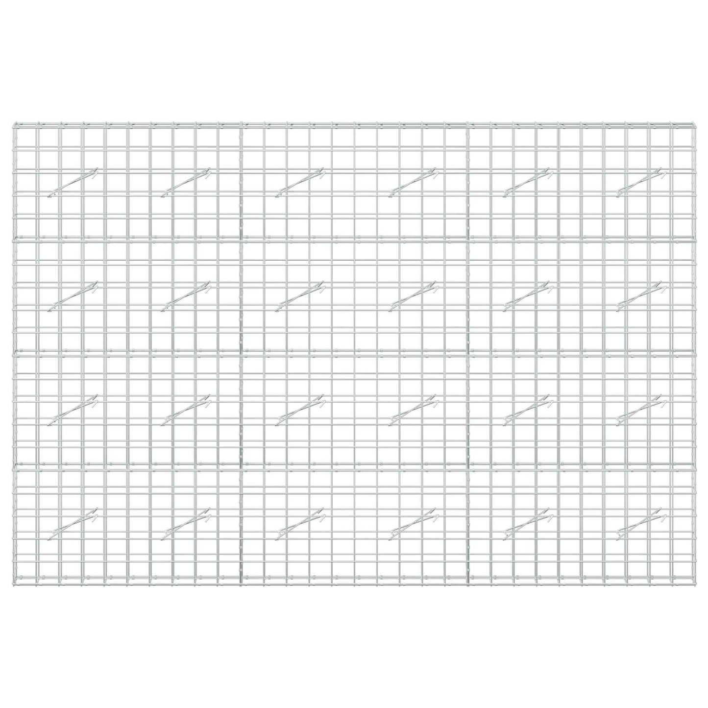 vidaXL Γκαμπιόν με σύρμα 5 mm και πλέγμα 10x10 cm 300x10x200 εκ