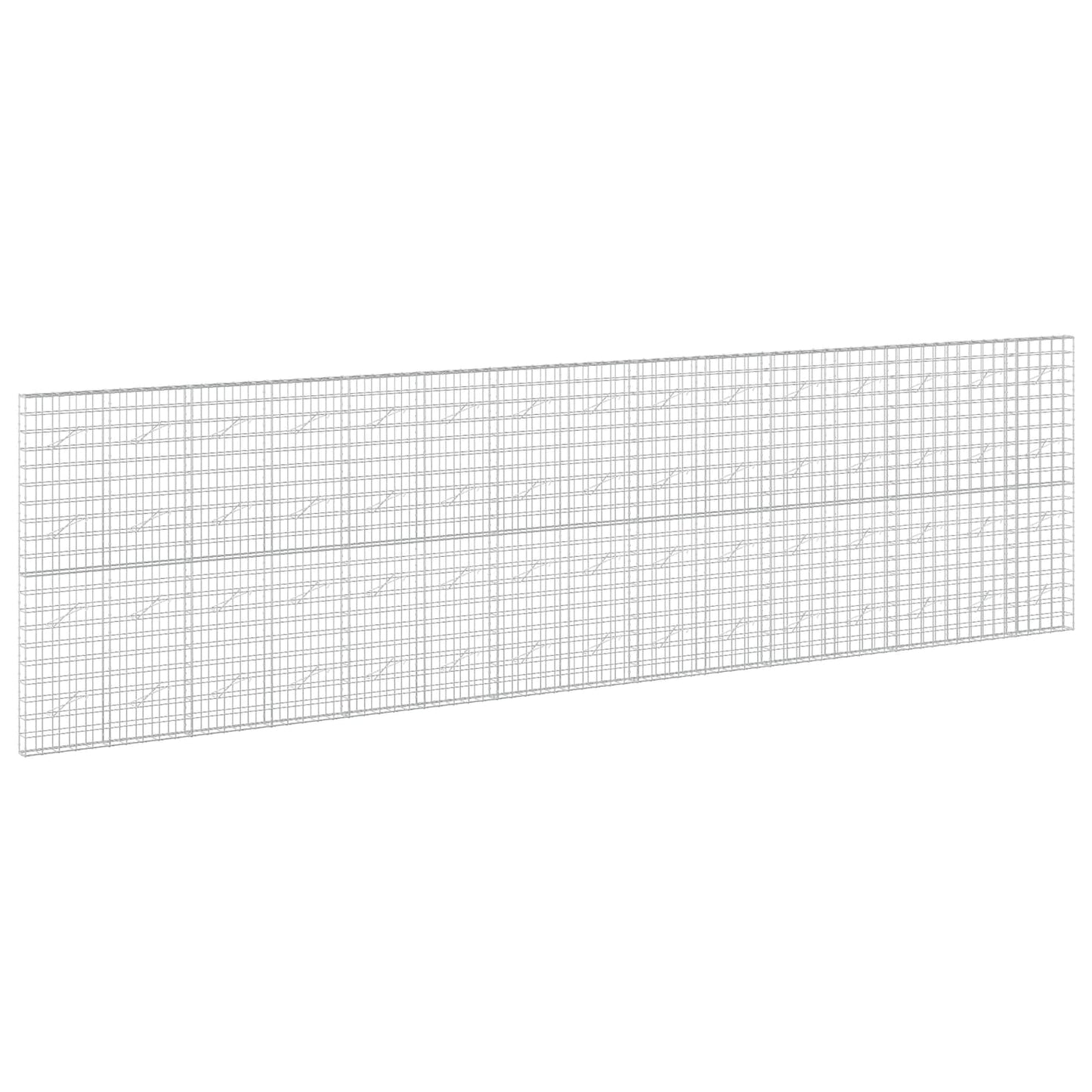 vidaXL Γκαμπιόν με σύρμα 5 mm και πλέγμα 10x10 cm 750x10x200 εκ