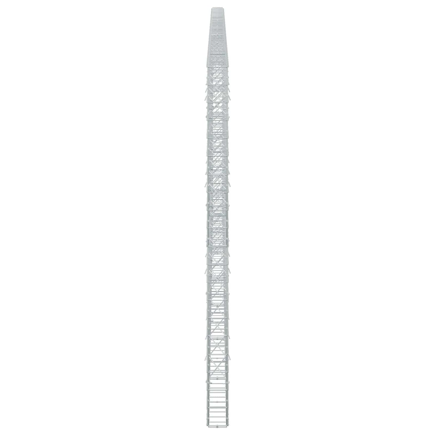 vidaXL Γκαμπιόν με σύρμα 5 mm και πλέγμα 10x10 cm 750x10x200 εκ