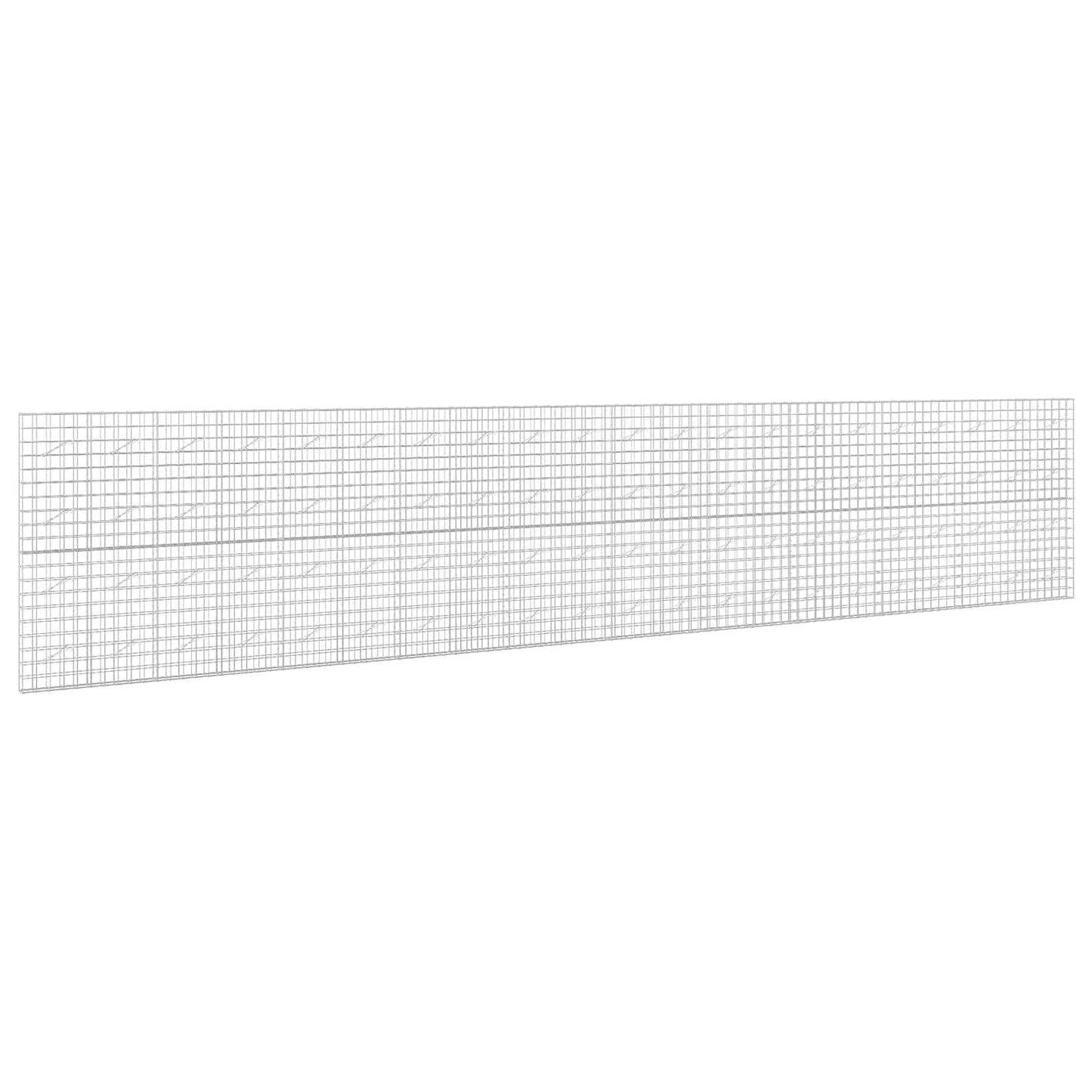 vidaXL Γκαμπιόν με σύρμα 5 mm και πλέγμα 10x10 cm 1050x10x200 εκ