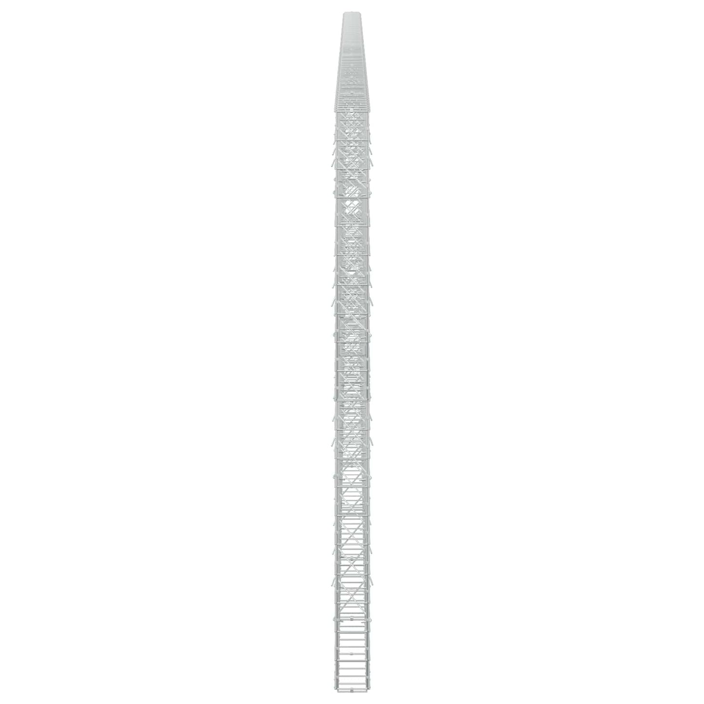 vidaXL Γκαμπιόν με σύρμα 5 mm και πλέγμα 10x10 cm 1050x10x200 εκ