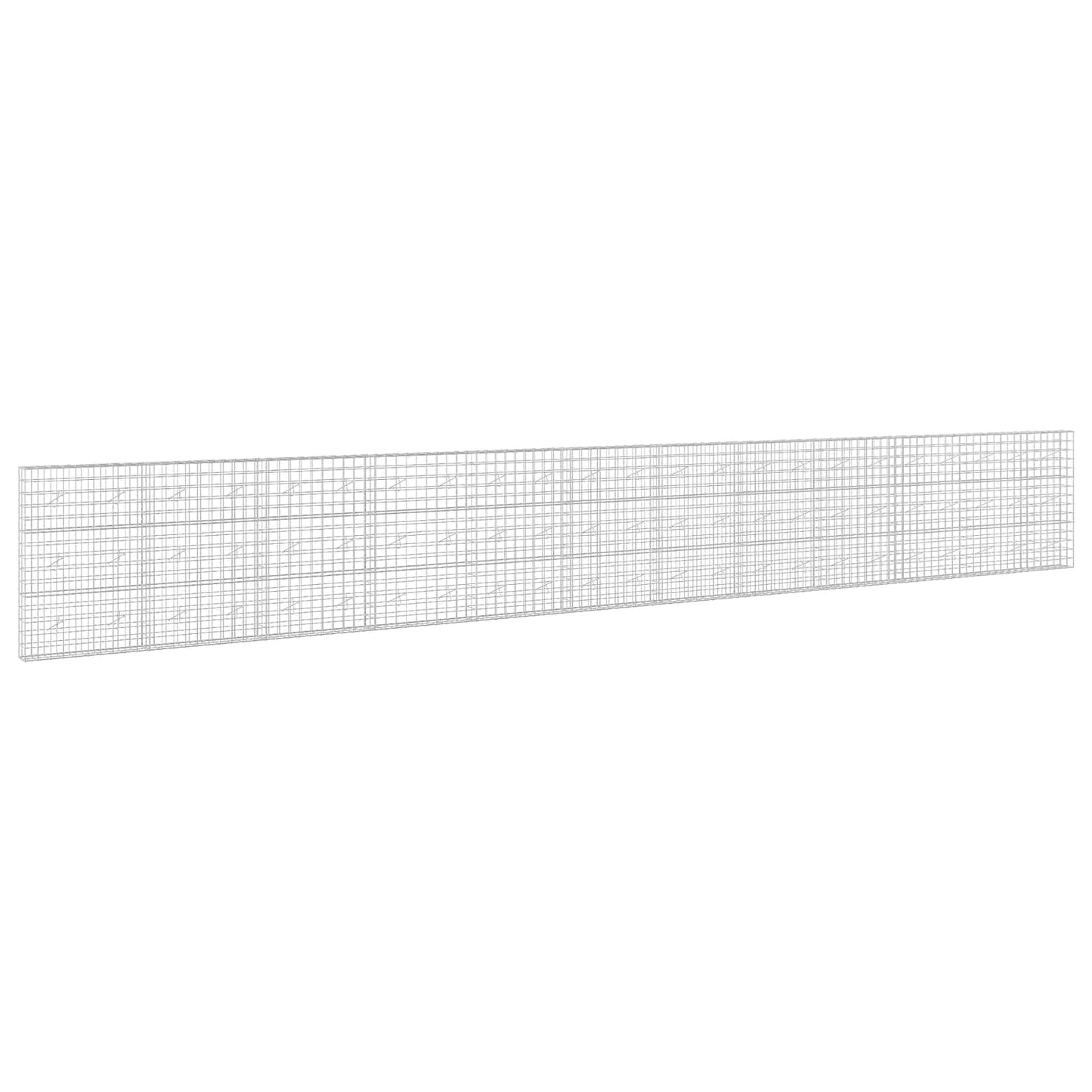 vidaXL Γκαμπιόν με σύρμα 5 mm και πλέγμα 10x10 cm 1150x20x150 εκ