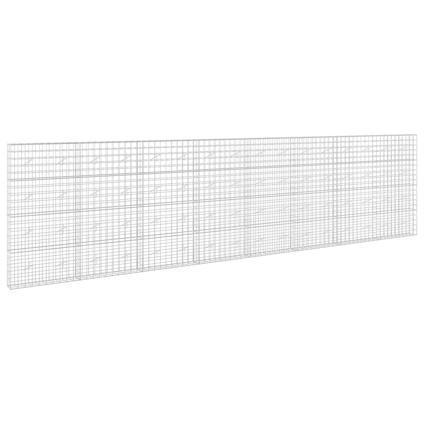 vidaXL Γκαμπιόν με σύρμα 5 mm και πλέγμα 10x10 cm 800x20x200 εκ.