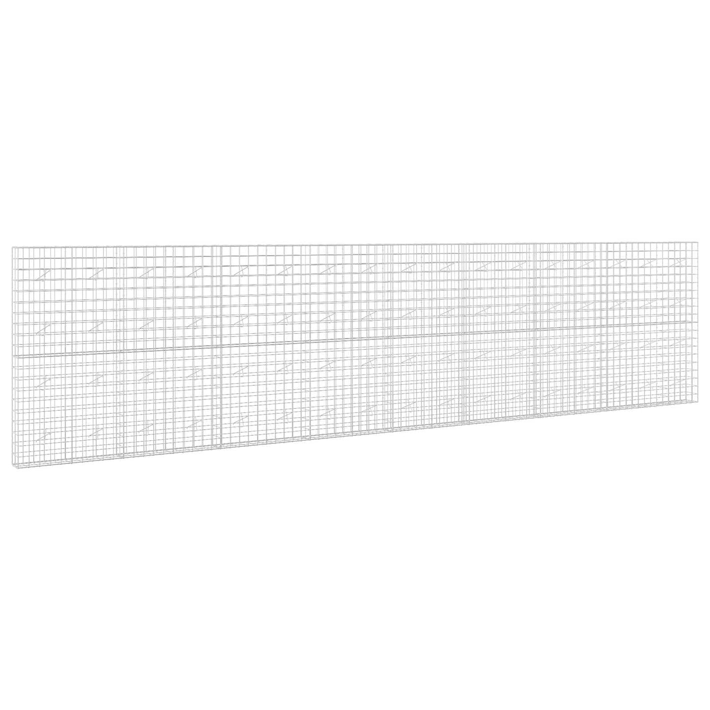 vidaXL Γκαμπιόν με σύρμα 5 mm και πλέγμα 10x10 cm 850x20x200 εκ