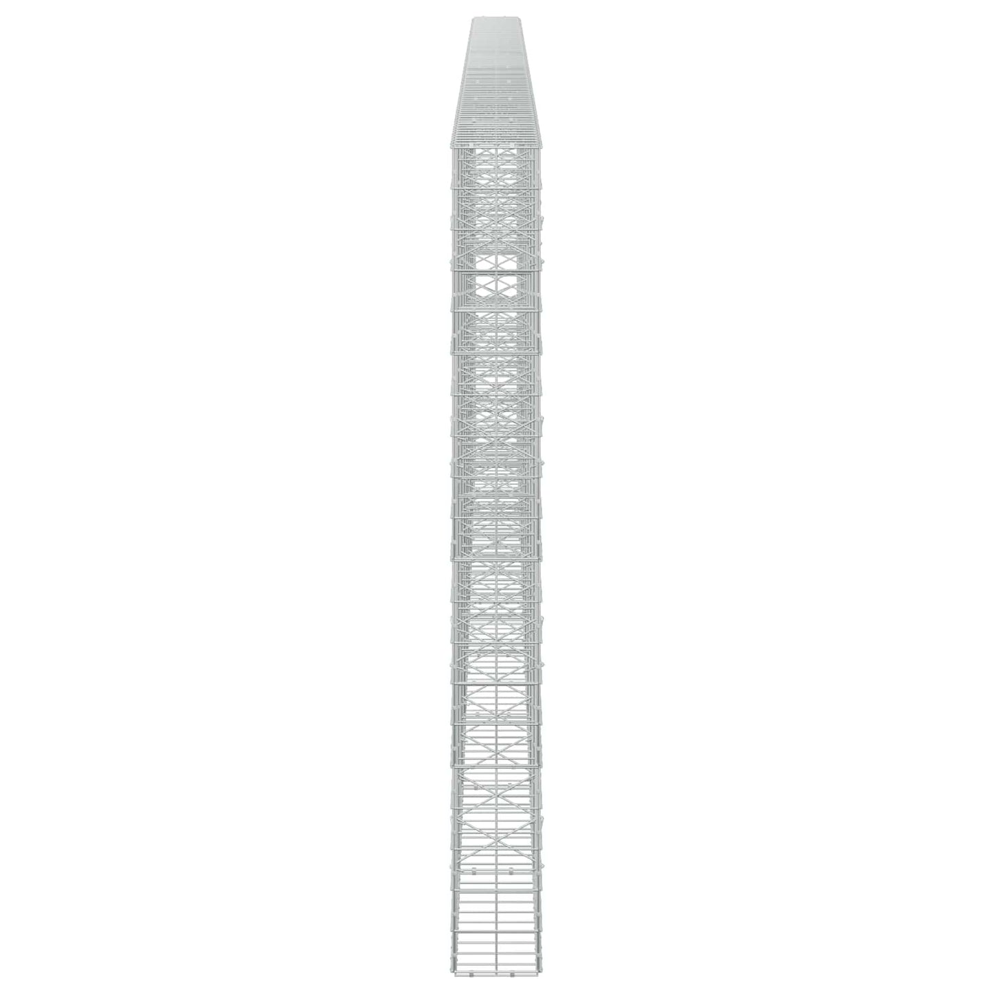 vidaXL Γκαμπιόν με σύρμα 5 mm και πλέγμα 10x10 cm 900x20x200 εκ