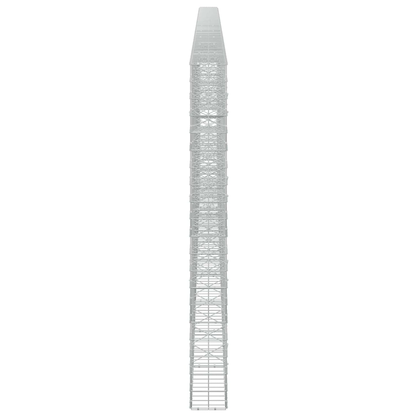vidaXL Γκαμπιόν με σύρμα 5 mm και πλέγμα 10x10 cm 1000x20x200 εκ.