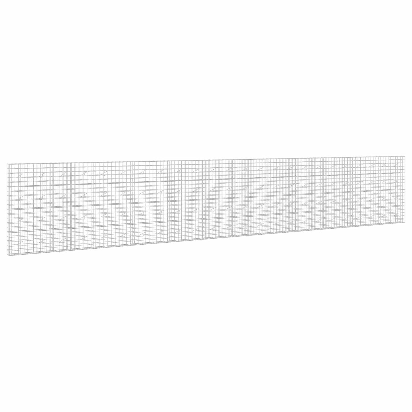 vidaXL Γκαμπιόν με σύρμα 5 mm και πλέγμα 10x10 cm 1200x20x200 εκ