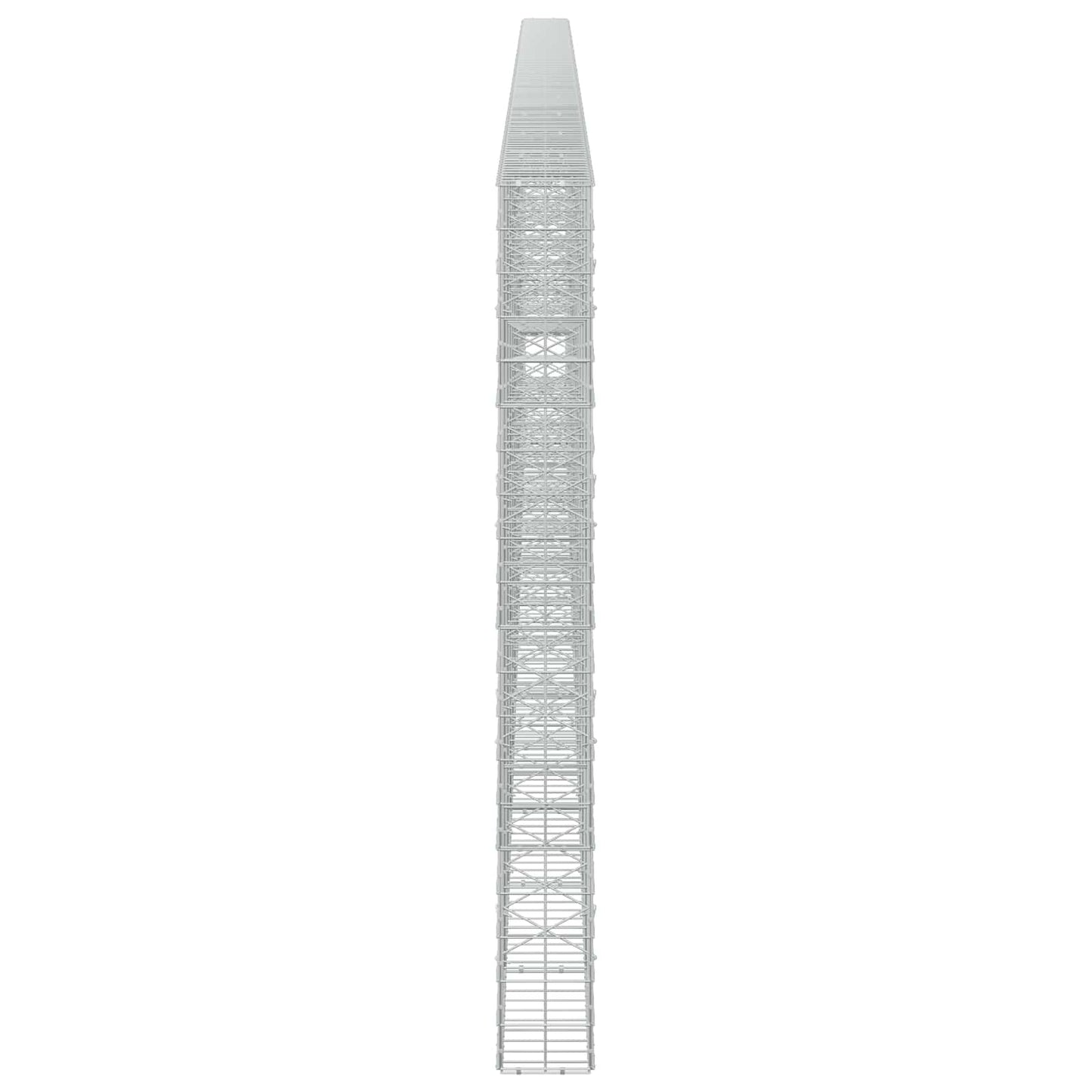 vidaXL Γκαμπιόν με σύρμα 5 mm και πλέγμα 10x10 cm 1200x20x200 εκ