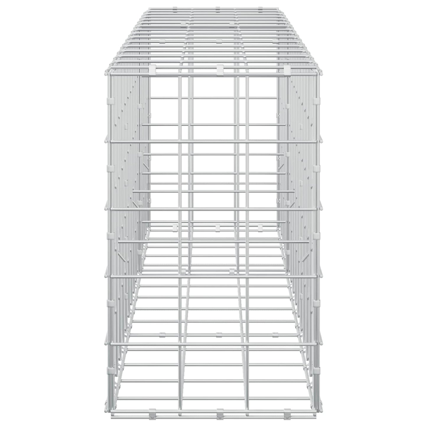 vidaXL Γκαμπιόν με σύρμα 5 mm και πλέγμα 10x10 cm 150x30x50 εκ