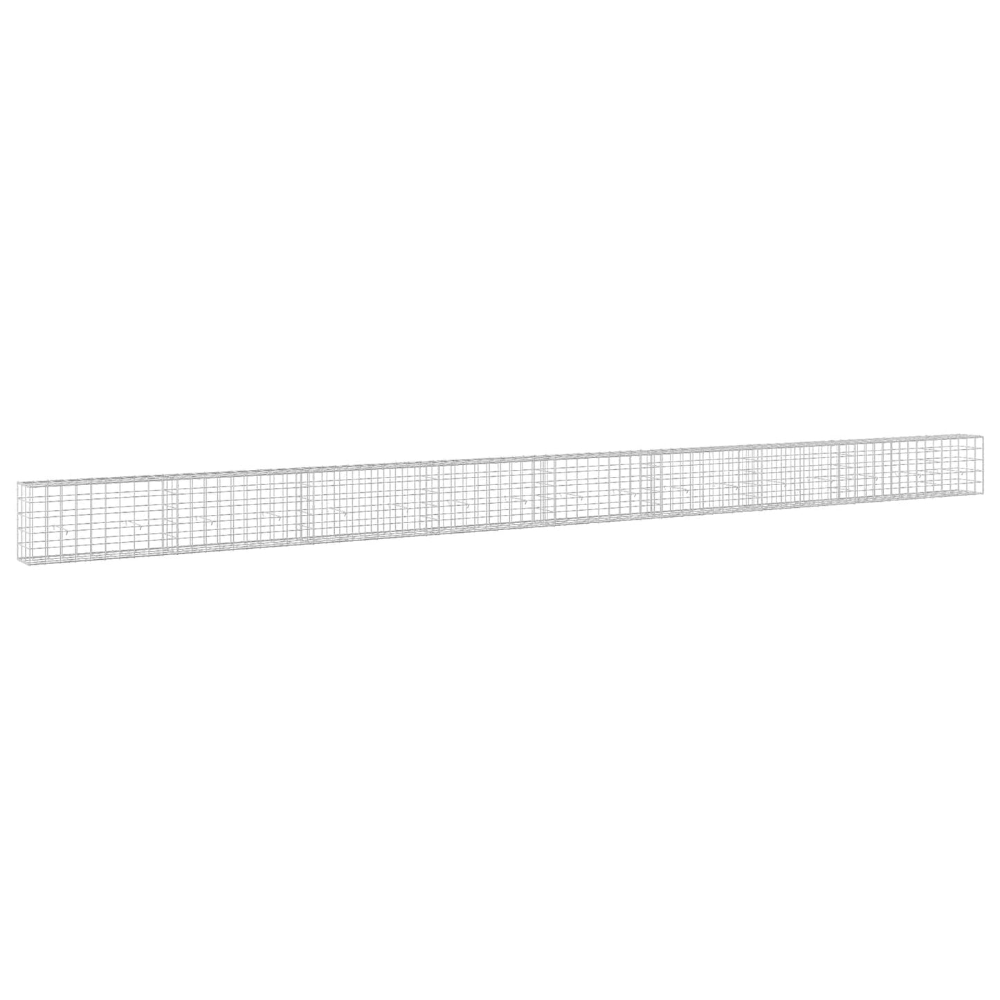 vidaXL Γκαμπιόν με σύρμα 5 mm και πλέγμα 10x10 cm 850x30x50 εκ