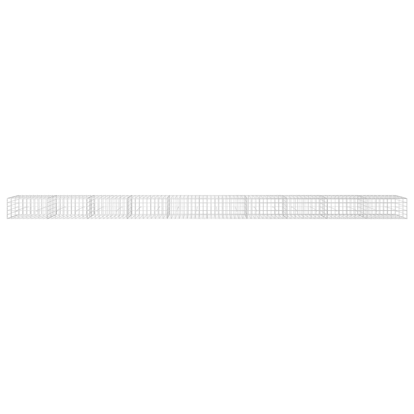 vidaXL Γκαμπιόν με σύρμα 5 mm και πλέγμα 10x10 cm 1000x30x50 εκ