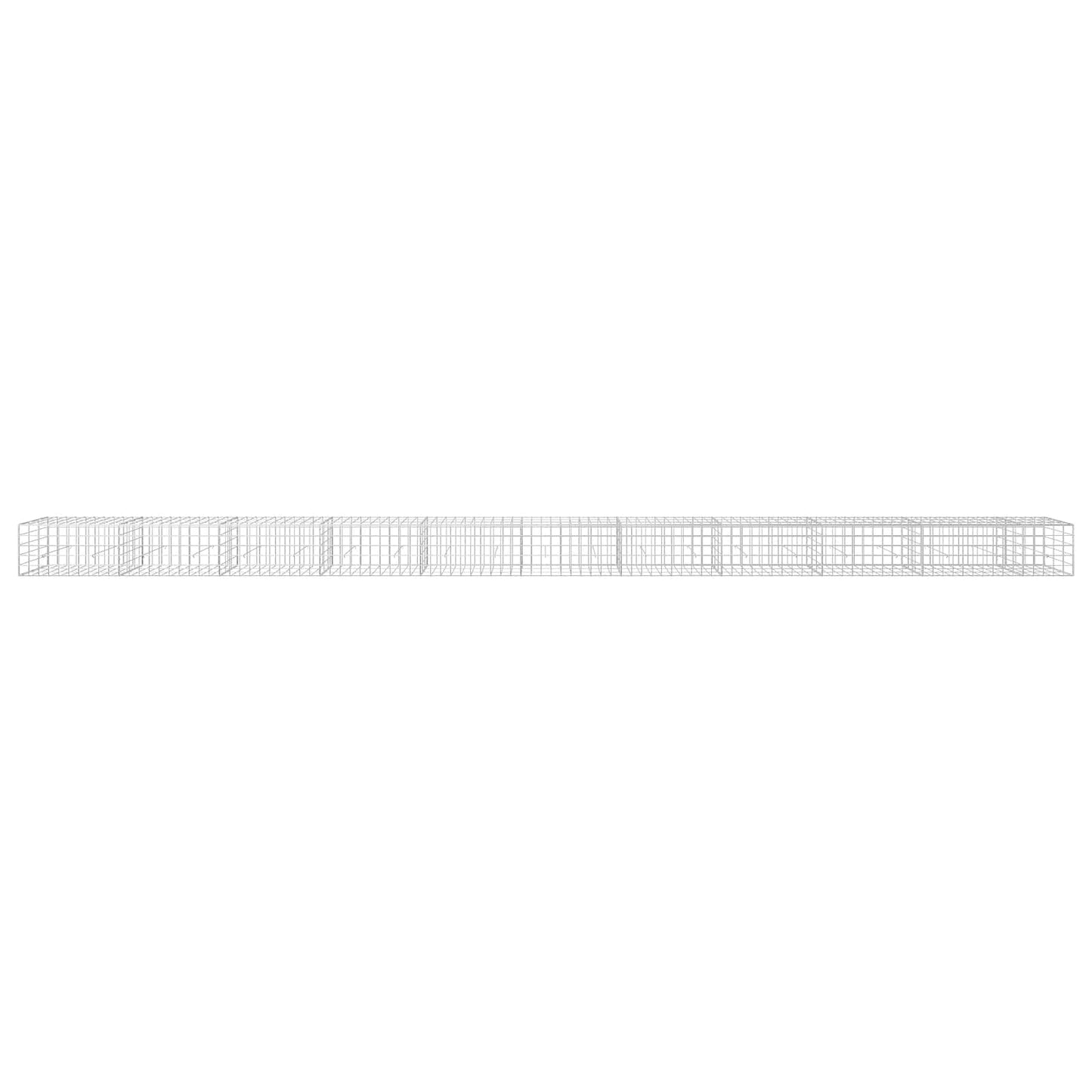 vidaXL Γκαμπιόν με σύρμα 5 mm και πλέγμα 10x10 cm 1050x30x50 εκ