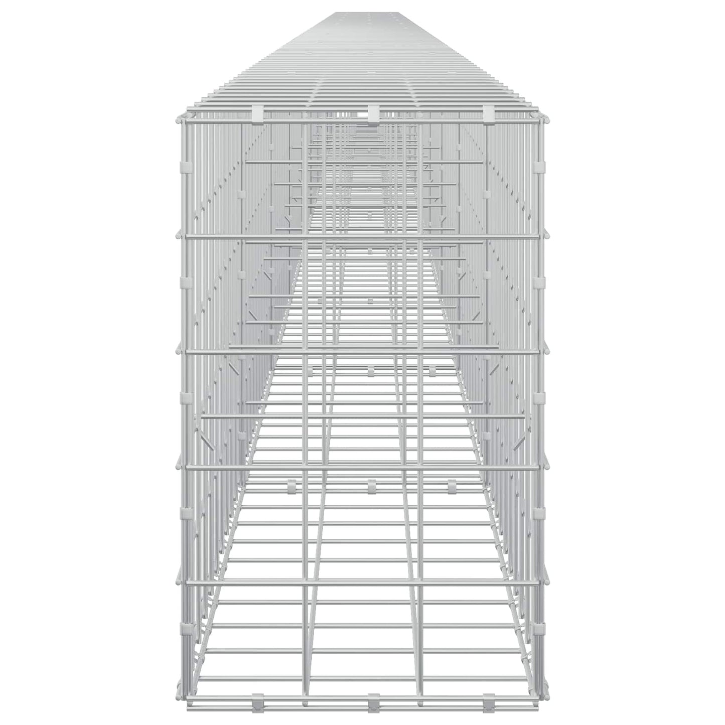vidaXL Γκαμπιόν με σύρμα 5 mm και πλέγμα 10x10 cm 1050x30x50 εκ