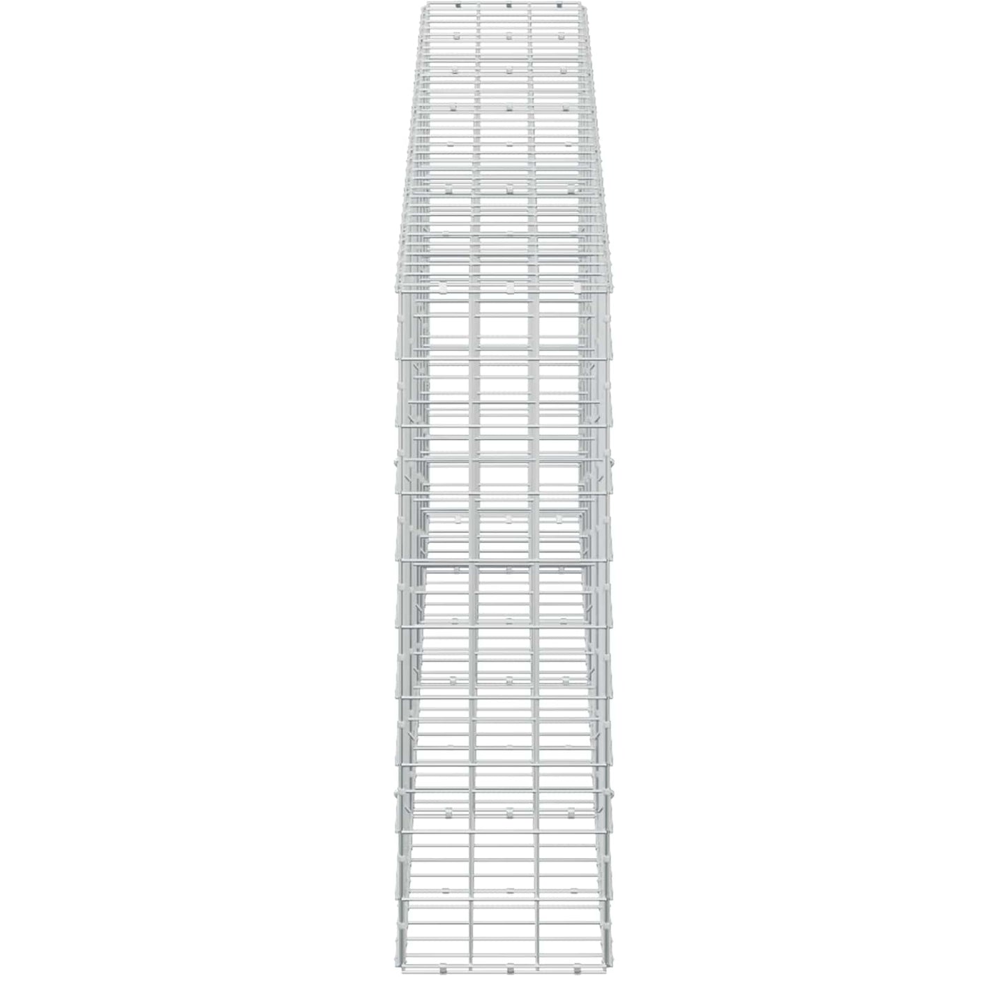 vidaXL Γκαμπιόν με σύρμα 5 mm και πλέγμα 10x10 cm 350x30x100 εκ