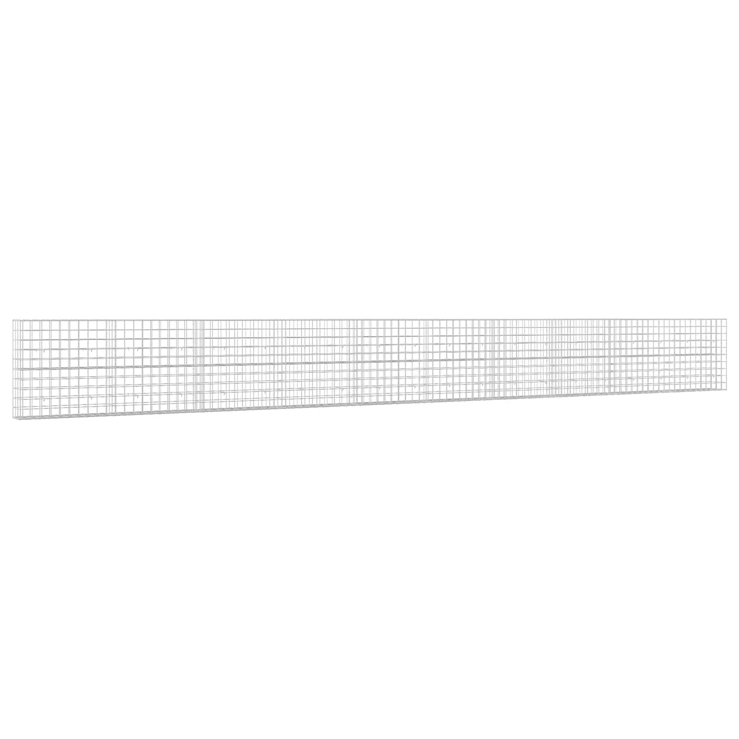 vidaXL Γκαμπιόν με σύρμα 5 mm και πλέγμα 10x10 cm 1000x30x100 εκ