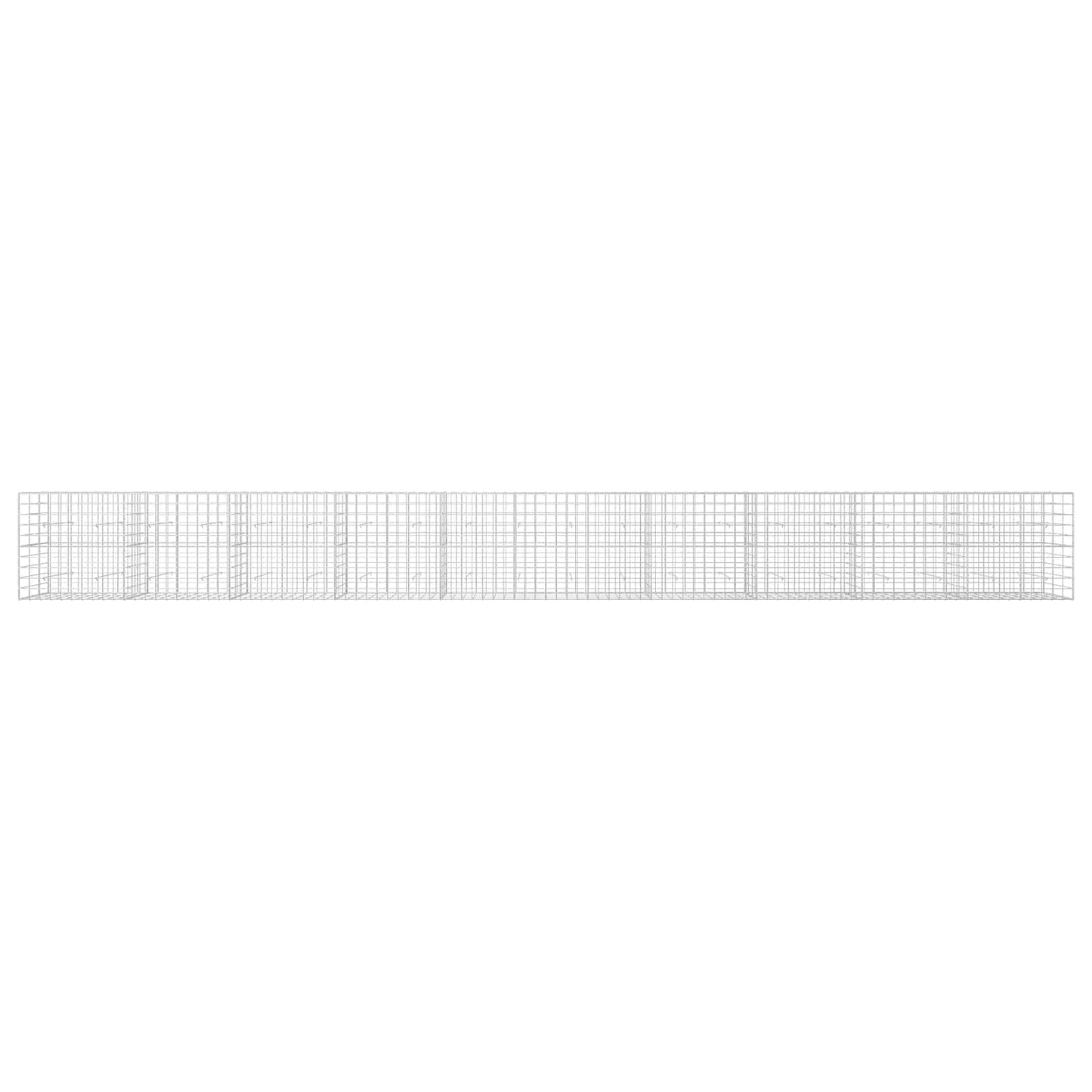 vidaXL Γκαμπιόν με σύρμα 5 mm και πλέγμα 10x10 cm 1000x30x100 εκ