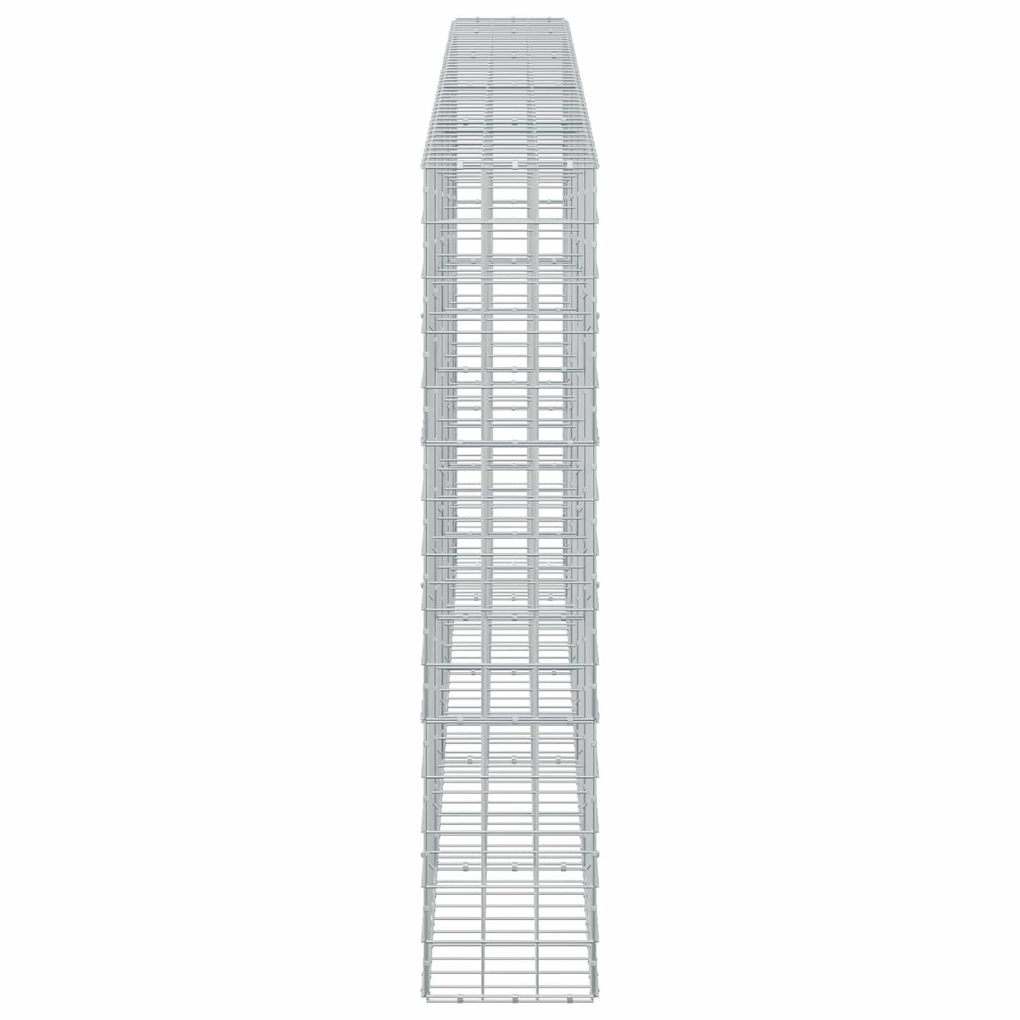 vidaXL Γκαμπιόν με σύρμα 5 mm και πλέγμα 10x10 cm 450x30x150 εκ
