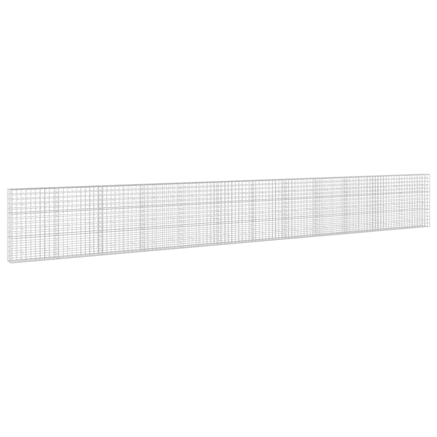 vidaXL Γκαμπιόν με σύρμα 5 mm και πλέγμα 10x10 cm 1200x30x150 εκ