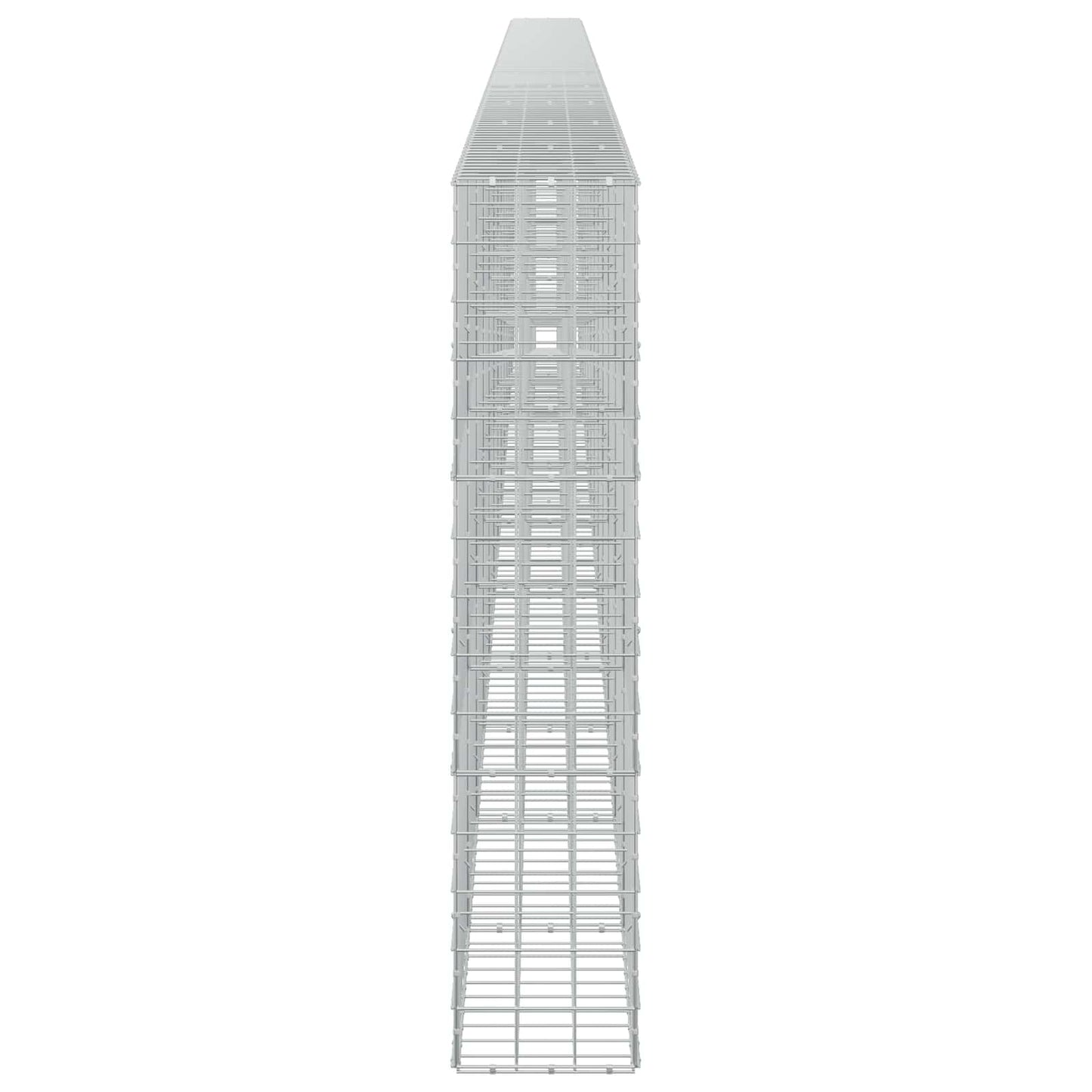 vidaXL Γκαμπιόν με σύρμα 5 mm και πλέγμα 10x10 cm 1200x30x150 εκ