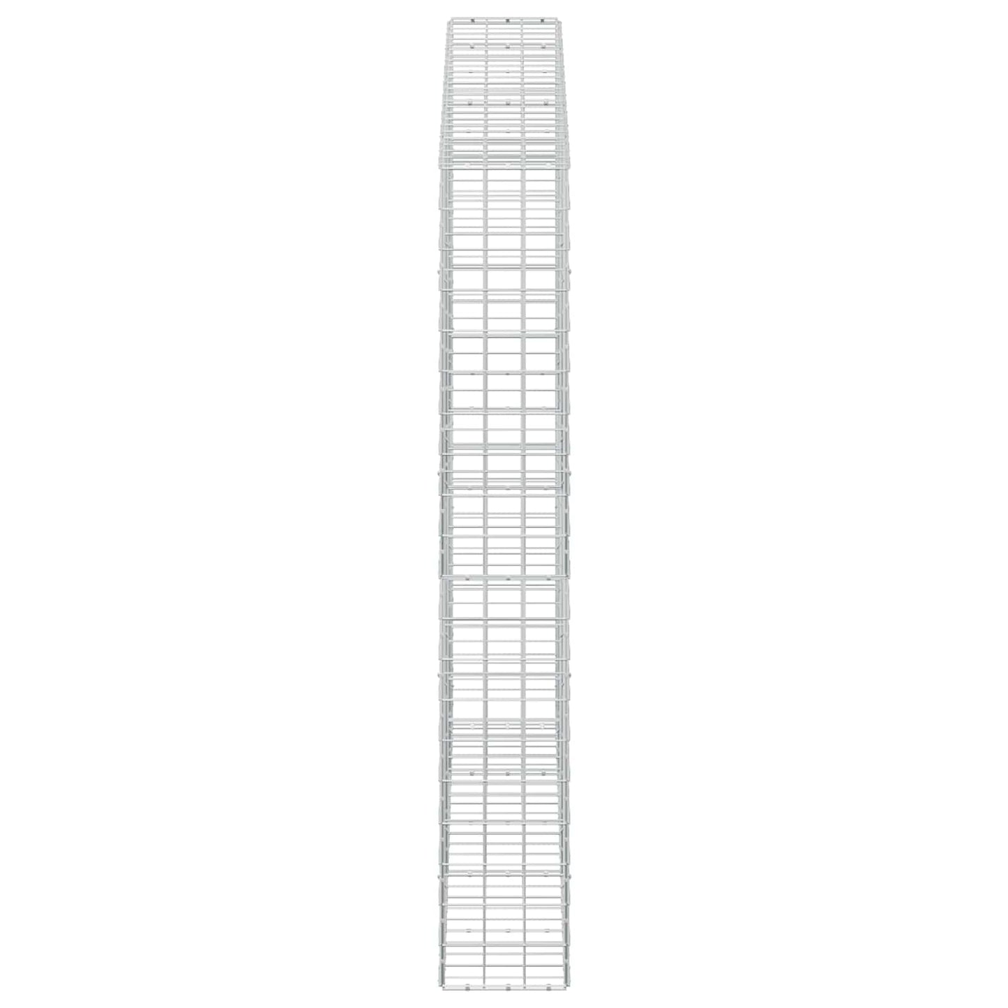 vidaXL Γκαμπιόν με σύρμα 5 mm και πλέγμα 10x10 cm 250x30x200 εκ.