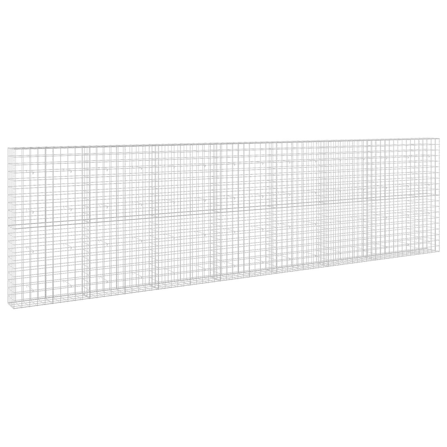 vidaXL Γκαμπιόν με σύρμα 5 mm και πλέγμα 10x10 cm 750x30x200 εκ
