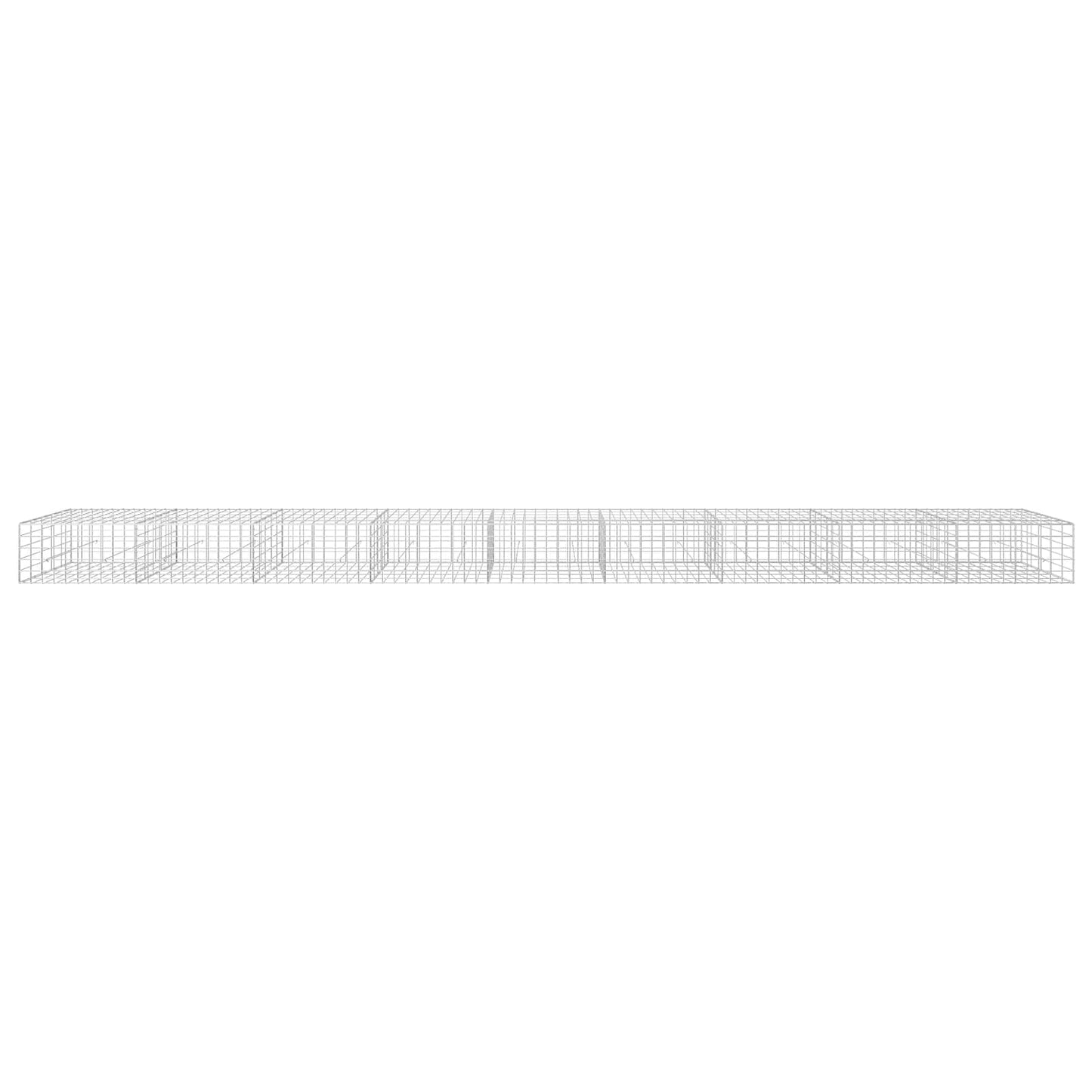 vidaXL Γκαμπιόν με σύρμα 5 mm και πλέγμα 10x10 cm 900x50x50 εκ
