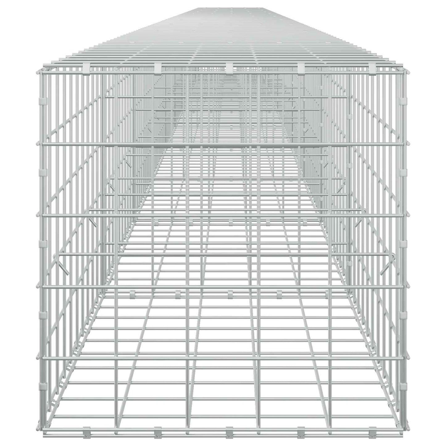 vidaXL Γκαμπιόν με σύρμα 5 mm και πλέγμα 10x10 cm 1000x50x50 εκ.