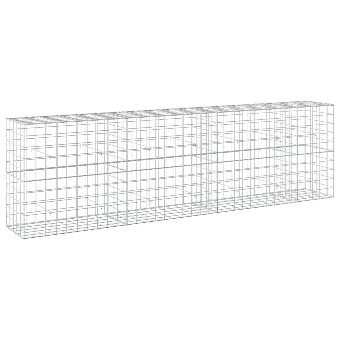 vidaXL Γκαμπιόν με σύρμα 5 mm και πλέγμα 10x10 cm 350x50x100 εκ.