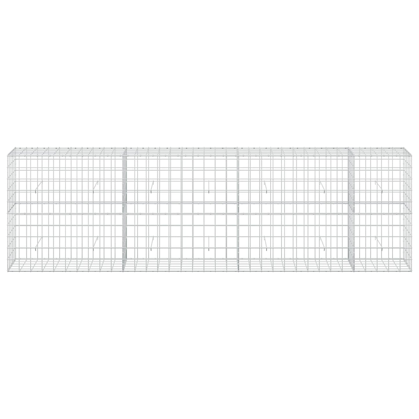 vidaXL Γκαμπιόν με σύρμα 5 mm και πλέγμα 10x10 cm 350x50x100 εκ.