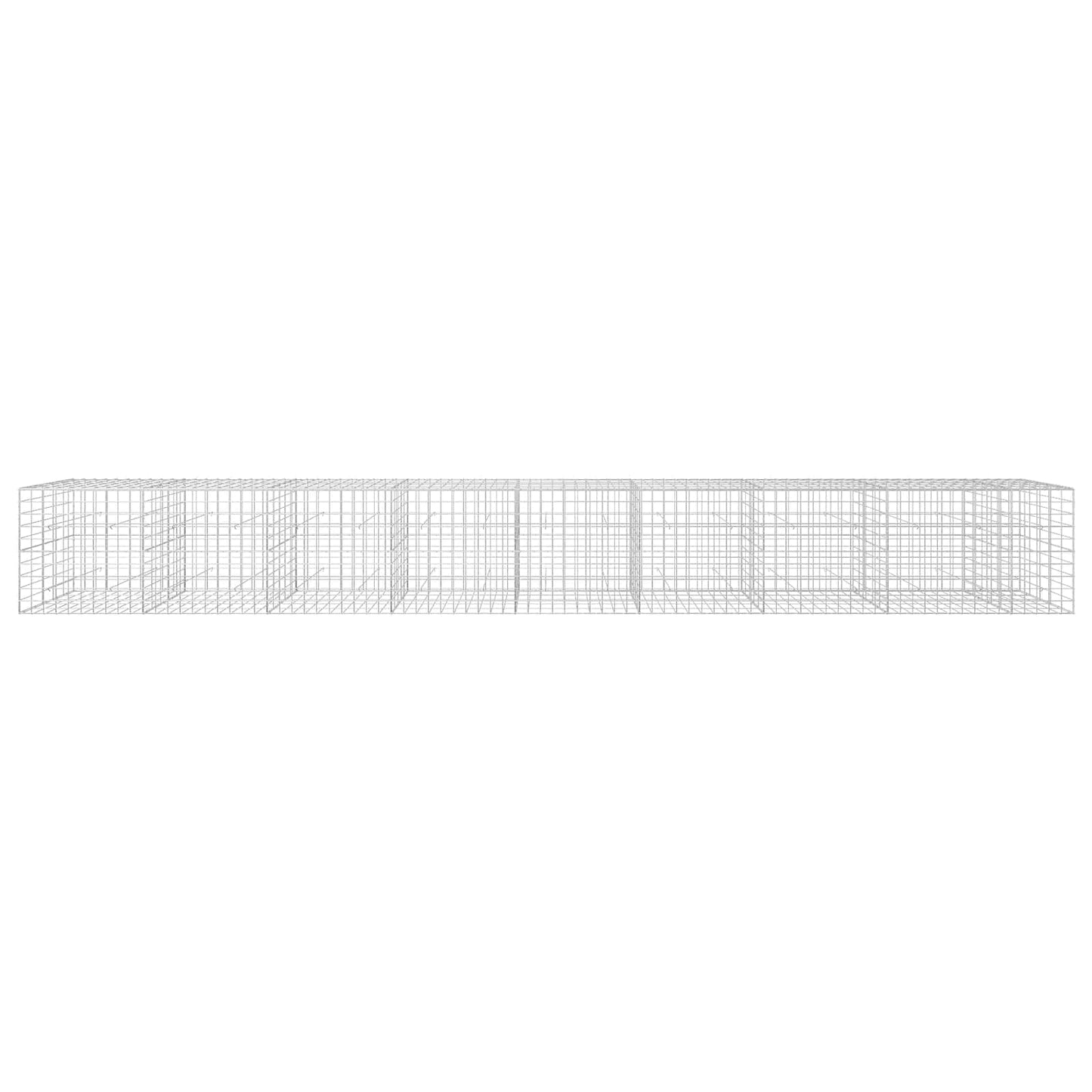 vidaXL Γκαμπιόν με σύρμα 5 mm και πλέγμα 10x10 cm 850x50x100 εκ