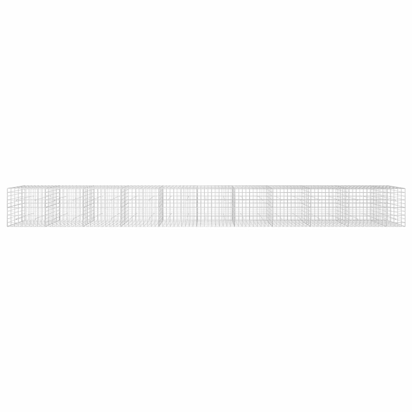 vidaXL Γκαμπιόν με σύρμα 5 mm και πλέγμα 10x10 cm 1050x50x100 εκ