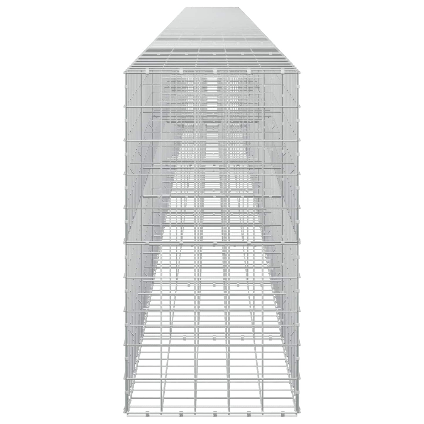vidaXL Γκαμπιόν με σύρμα 5 mm και πλέγμα 10x10 cm 1050x50x100 εκ