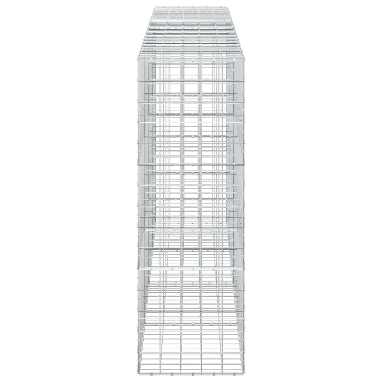 vidaXL Γκαμπιόν με σύρμα 5 mm και πλέγμα 10x10 cm 400x50x150 εκ
