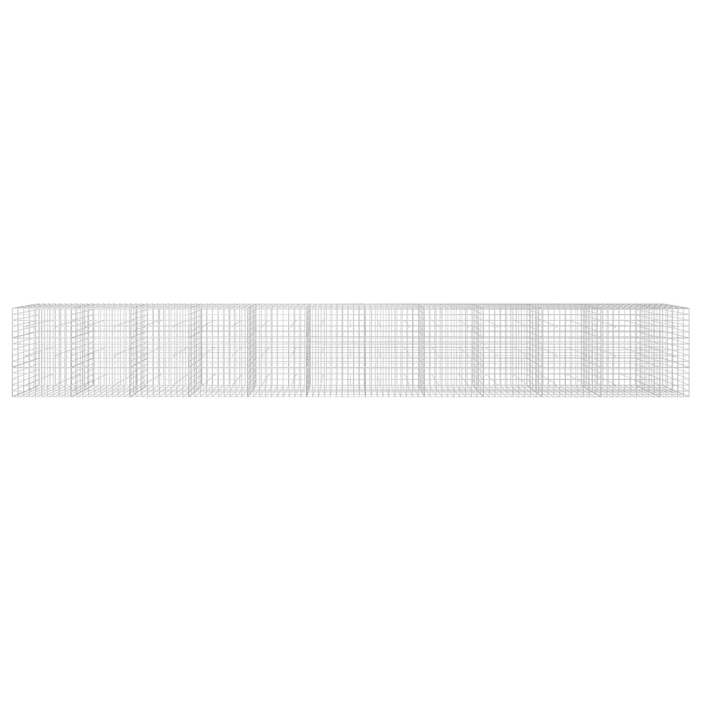 vidaXL Γκαμπιόν με σύρμα 5 mm και πλέγμα 10x10 cm 1150x50x150 εκ