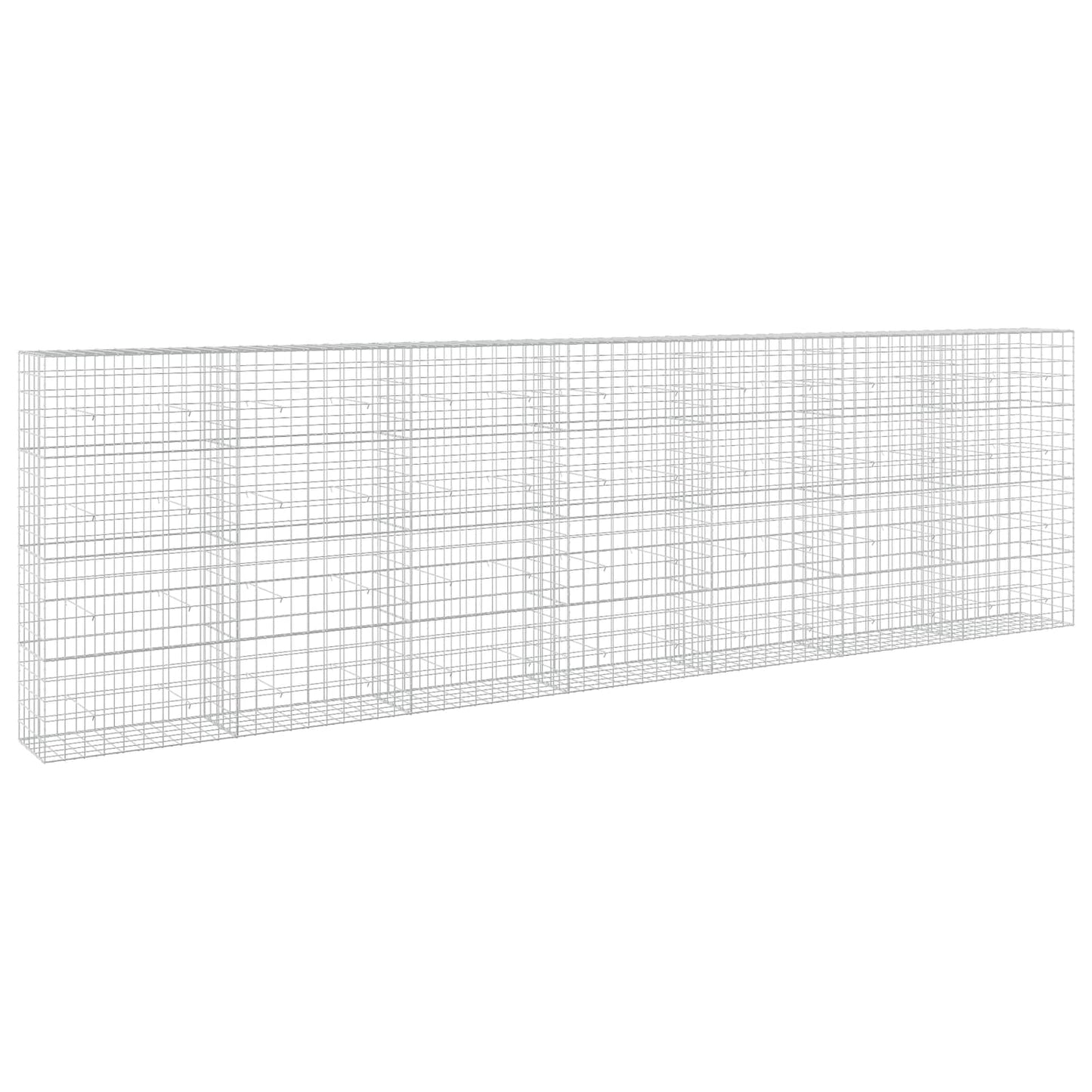 vidaXL Γκαμπιόν με σύρμα 5 mm και πλέγμα 10x10 cm 700x50x200 εκ