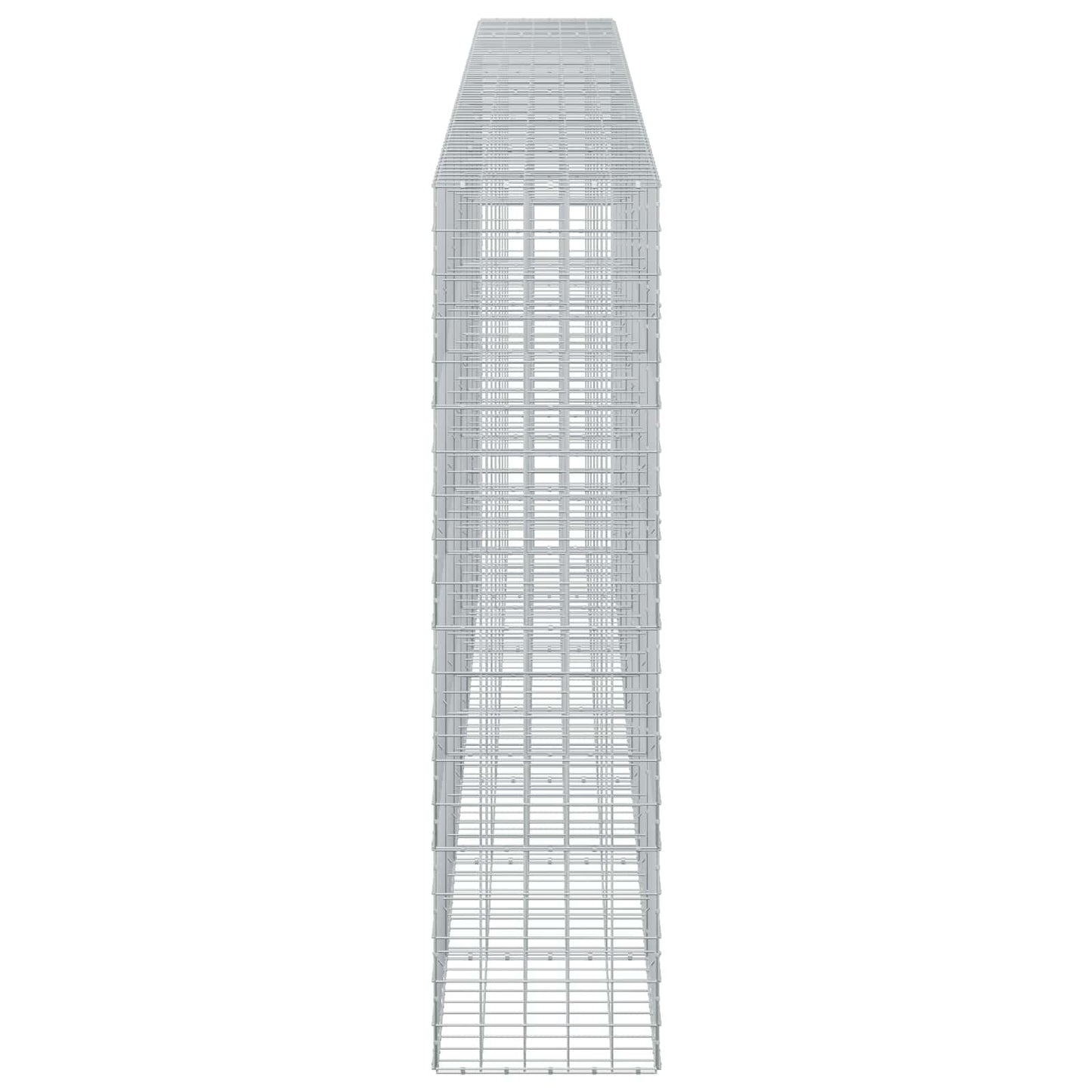 vidaXL Γκαμπιόν με σύρμα 5 mm και πλέγμα 10x10 cm 700x50x200 εκ