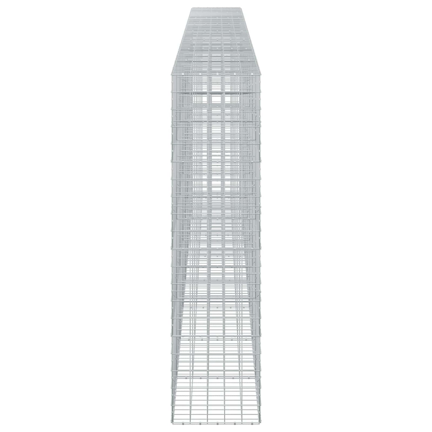 vidaXL Γκαμπιόν με σύρμα 5 mm και πλέγμα 10x10 cm 800x50x200 εκ