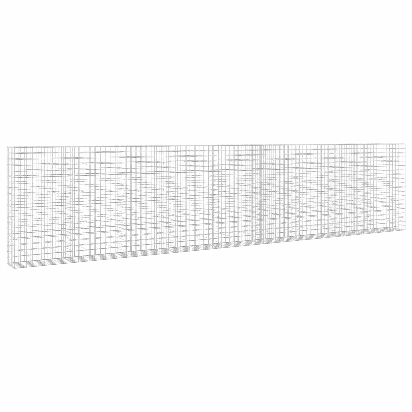 vidaXL Γκαμπιόν με σύρμα 5 mm και πλέγμα 10x10 cm 900x50x200 εκ