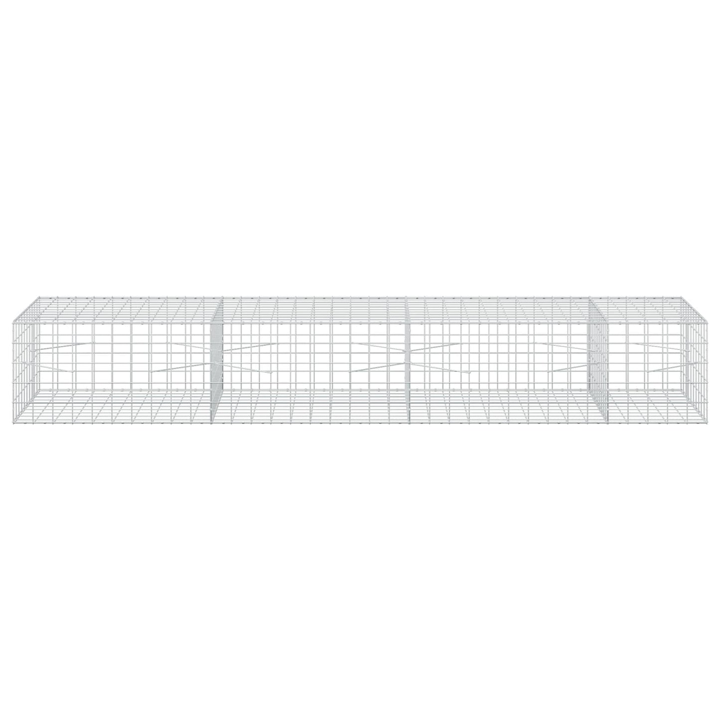 vidaXL Γκαμπιόν με σύρμα 5 mm και πλέγμα 10x10 cm 350x100x50 εκ.