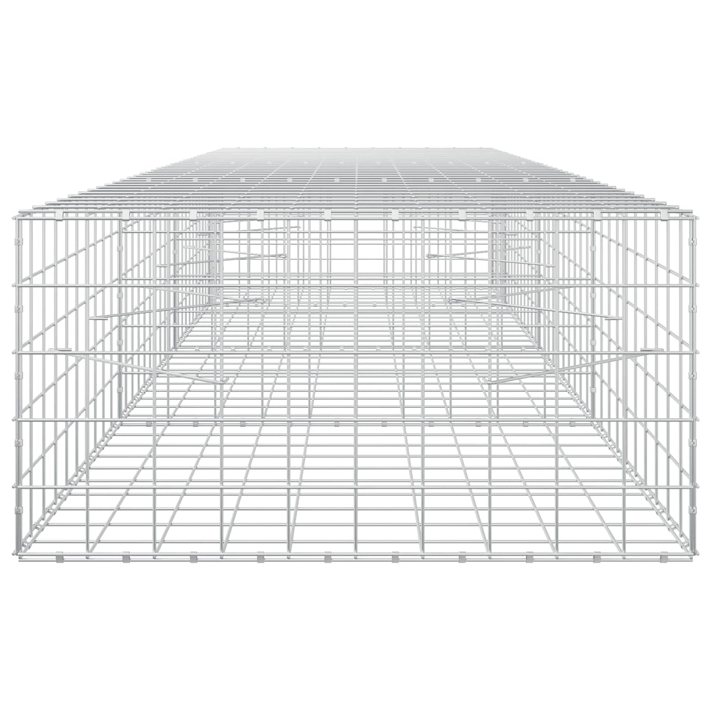 vidaXL Γκαμπιόν με σύρμα 5 mm και πλέγμα 10x10 cm 350x100x50 εκ.