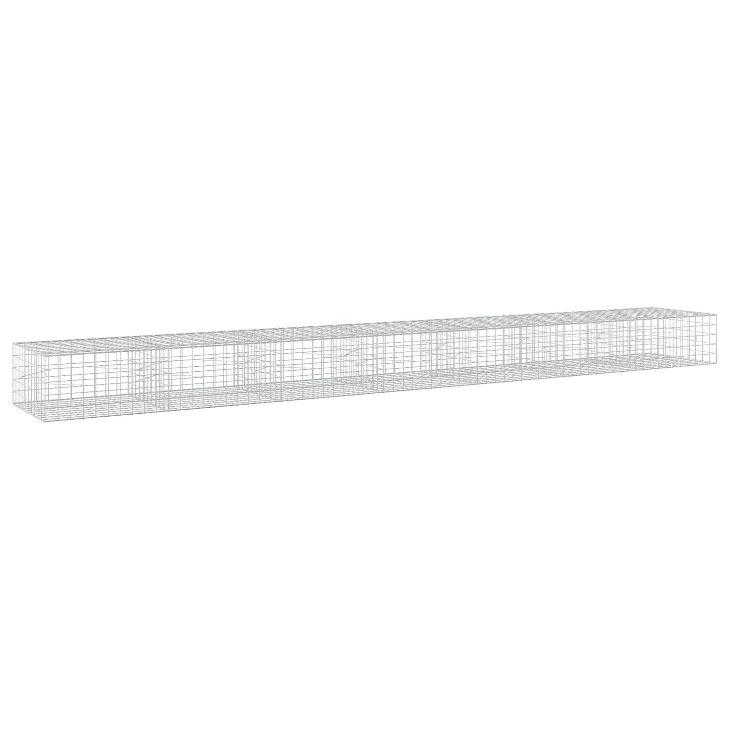 vidaXL Γκαμπιόν με σύρμα 5 mm και πλέγμα 10x10 cm 700x100x50 εκ.