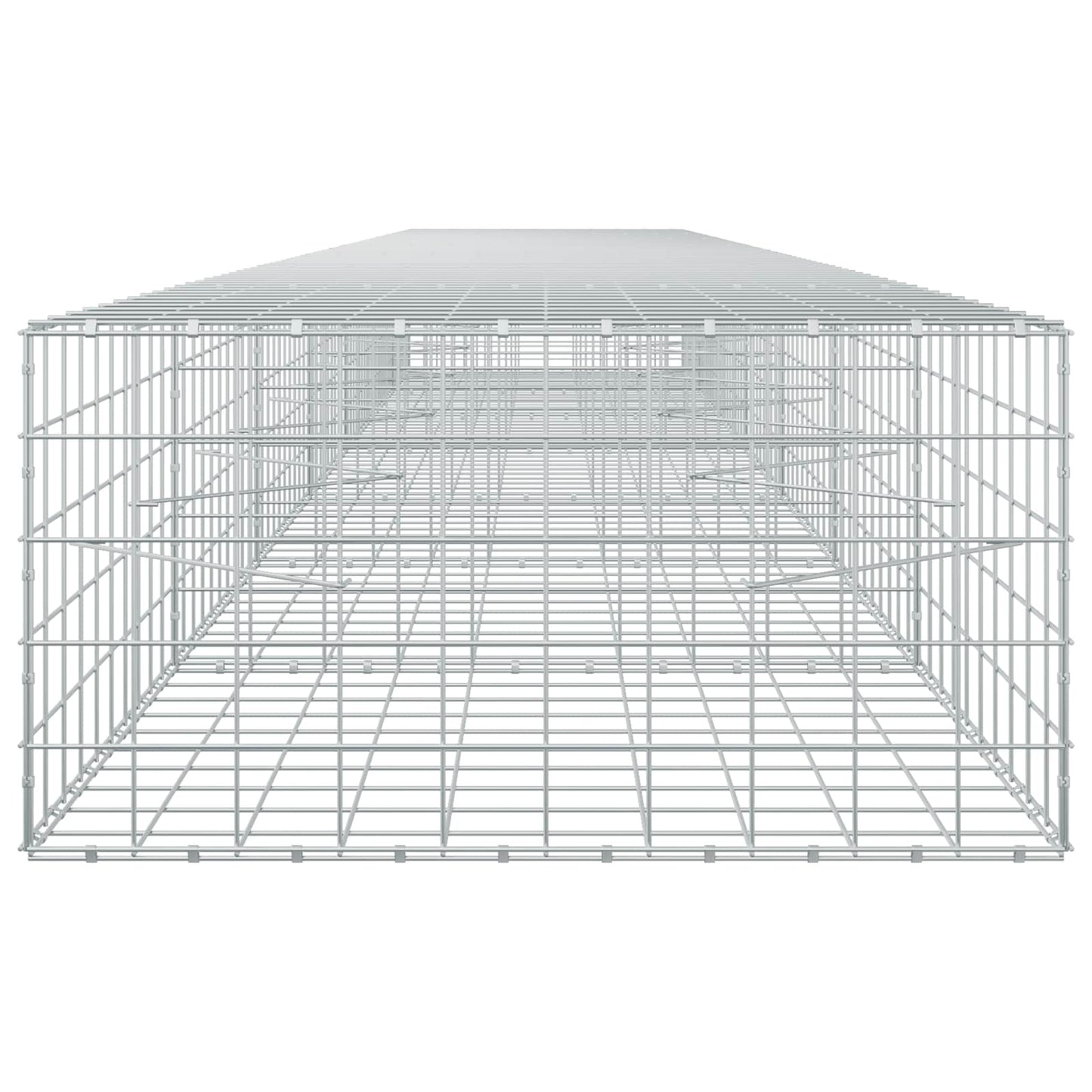 vidaXL Γκαμπιόν με σύρμα 5 mm και πλέγμα 10x10 cm 700x100x50 εκ.