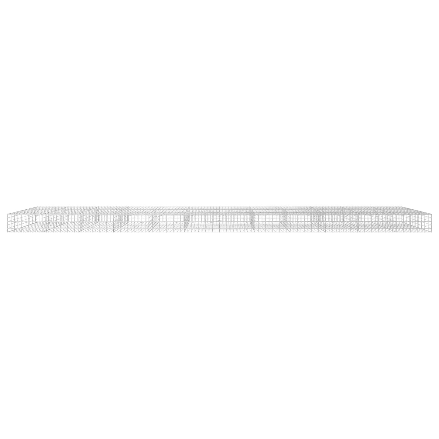 vidaXL Γκαμπιόν με σύρμα 5 mm και πλέγμα 10x10 cm 1200x100x50 εκ