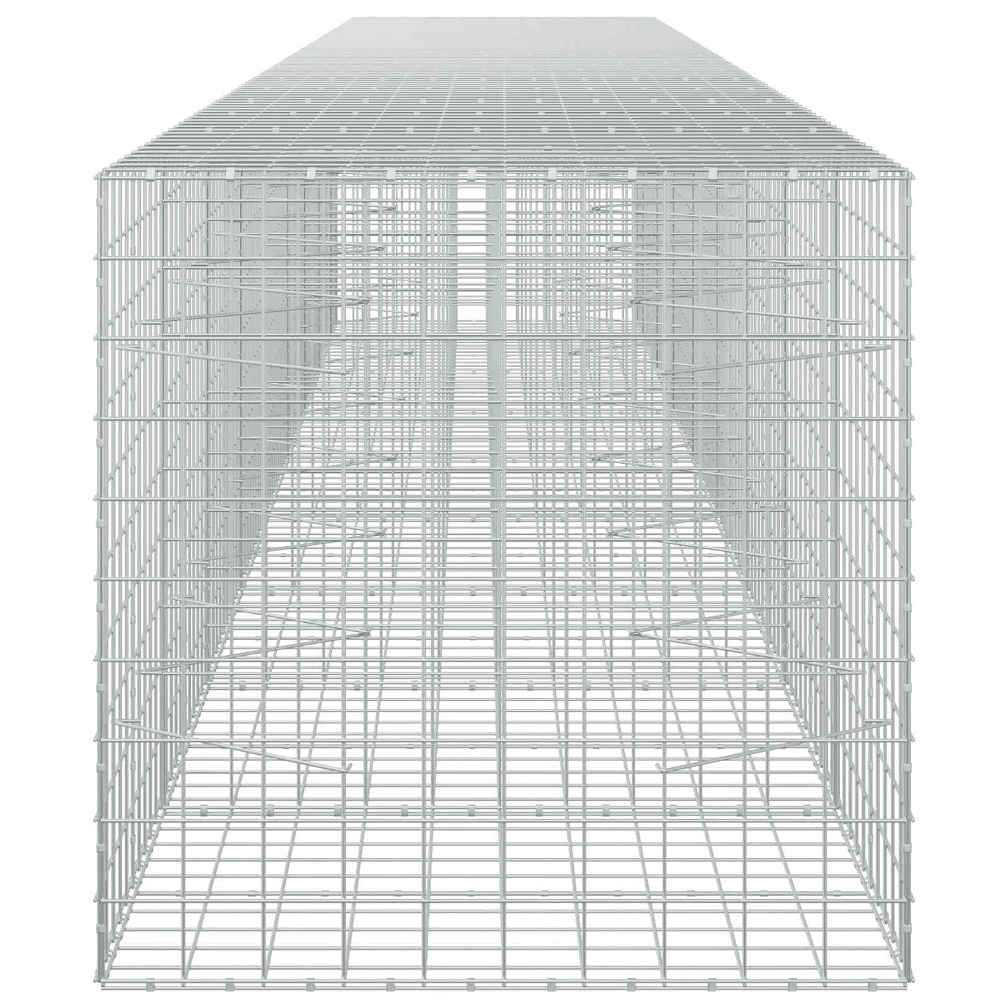 vidaXL Γκαμπιόν με σύρμα 5 mm και πλέγμα 10x10 cm 850x100x100 εκ