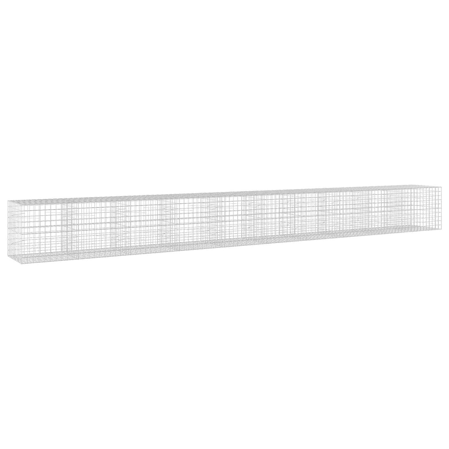 vidaXL Γκαμπιόν με σύρμα 5 mm και πλέγμα 10x10 cm 1000x100x100 εκ.