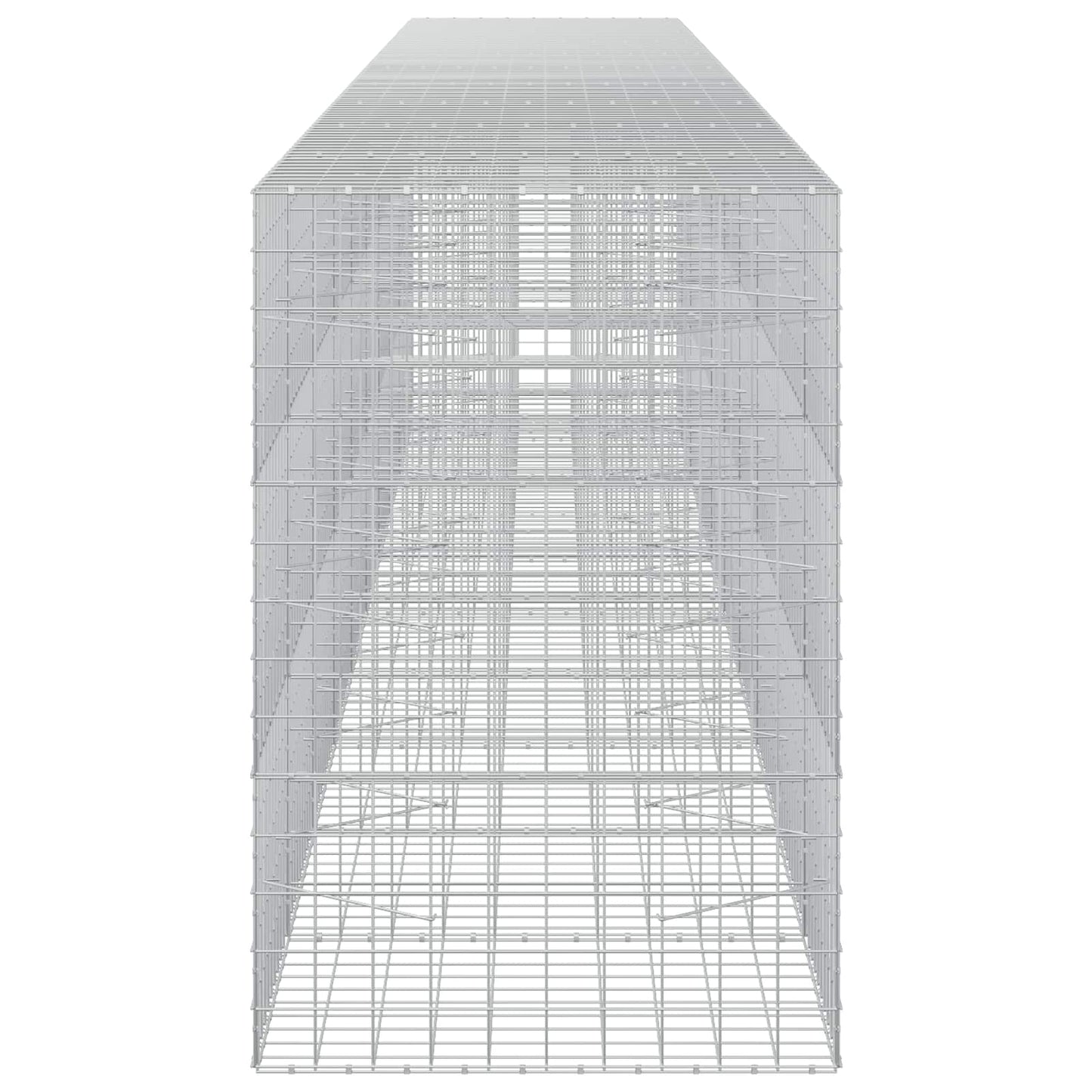 vidaXL Γκαμπιόν με σύρμα 5 mm και πλέγμα 10x10 cm 950x100x150 εκ.