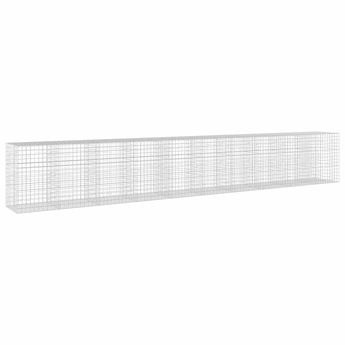 vidaXL Γκαμπιόν με σύρμα 5 mm και πλέγμα 10x10 cm 1000x100x150 εκ.