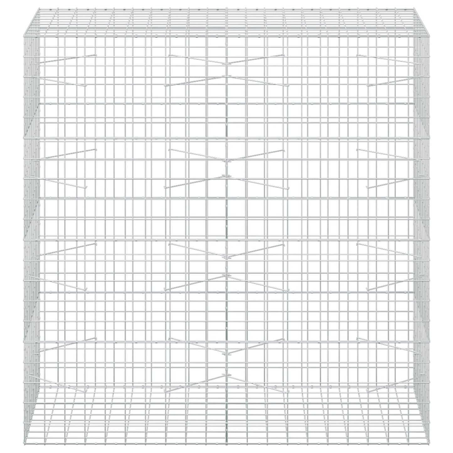 vidaXL Γκαμπιόν με σύρμα 5 mm και πλέγμα 10x10 cm 200x100x200 εκ