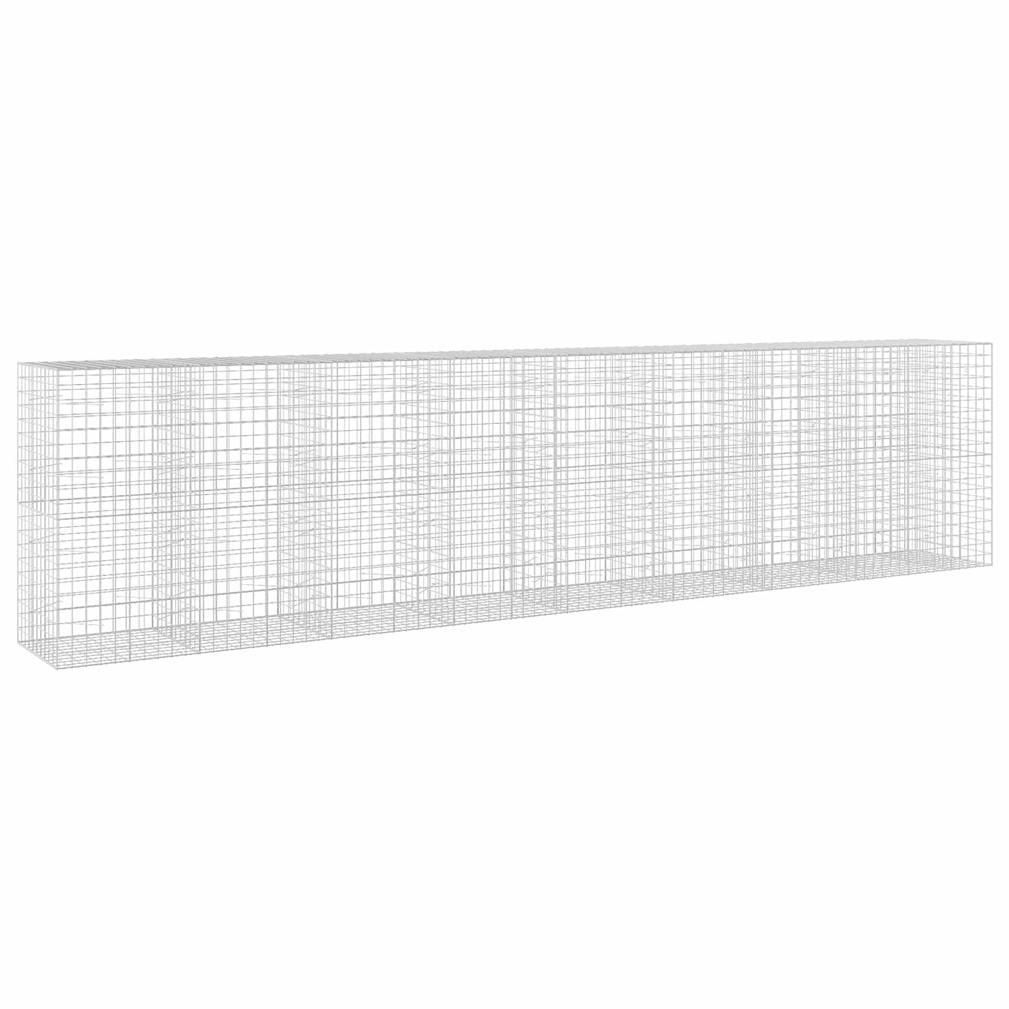 vidaXL Γκαμπιόν με σύρμα 5 mm και πλέγμα 10x10 cm 850x100x200 εκ